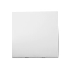 Blank white square brochure with simply light.