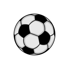 Vector football ball icon.