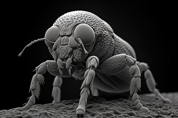 Mind-Blowing Pictures Of Ordinary Creatures Under An Electron Microscope,Generated with AI