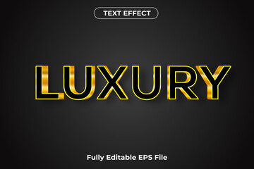 3D Luxury Text Effect Design in Vecoor