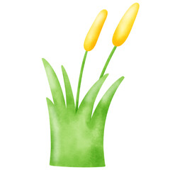 Green leave clipart.