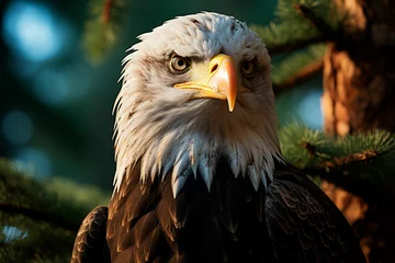 Foto op Plexiglas eagle portrait in the nature. © ARAMYAN