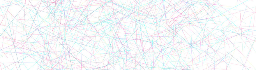 Holographic lines abstract tech geometric background. Vector graphic minimal banner design