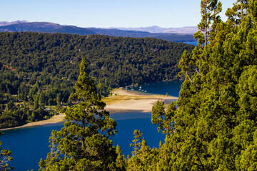 Obraz na płótnie Canvas Bariloche beautiful views, landscapes, mountains and lakes Patagonia Argentina