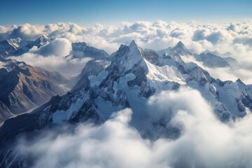 Obraz premium Beautiful mountains landscapes in Cordillera Blanca, Peru, South America