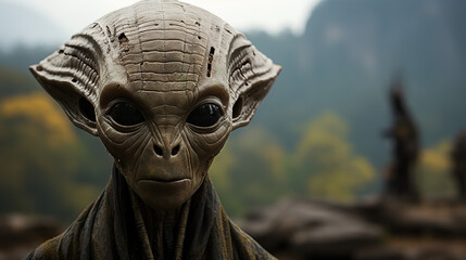 Realistic Alien Being