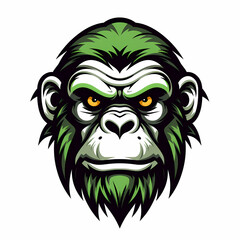 chimpanzee head logo