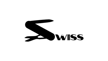 Swiss symbol, Swiss army knife , mountains, chocolate