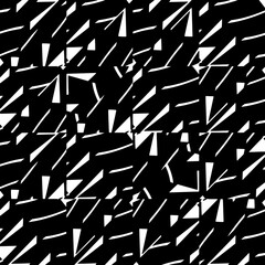 White background with black pattern. Seamless texture for fashion, textile design,  on wall paper, wrapping paper, fabrics and home decor. Simple repeat pattern.