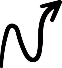  Hand drawn arrow doodle cute element