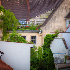 old house in the town