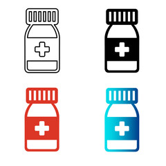 Abstract Medicine Silhouette Illustration