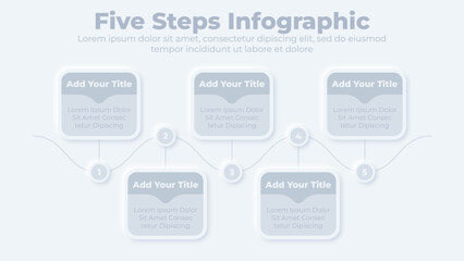timeline steps infographics template design