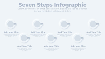 Obraz premium Business infographic steps or options