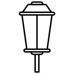 Garden Lamp Icon