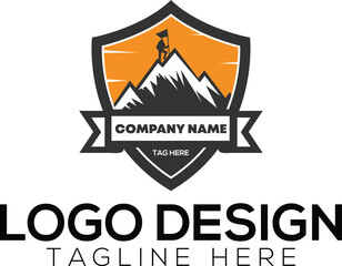 Mountain shield logo
