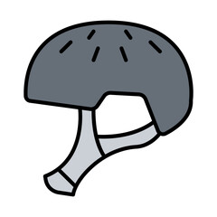 Sport helmet icon