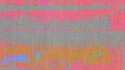 Multicolored painted canvas textured background