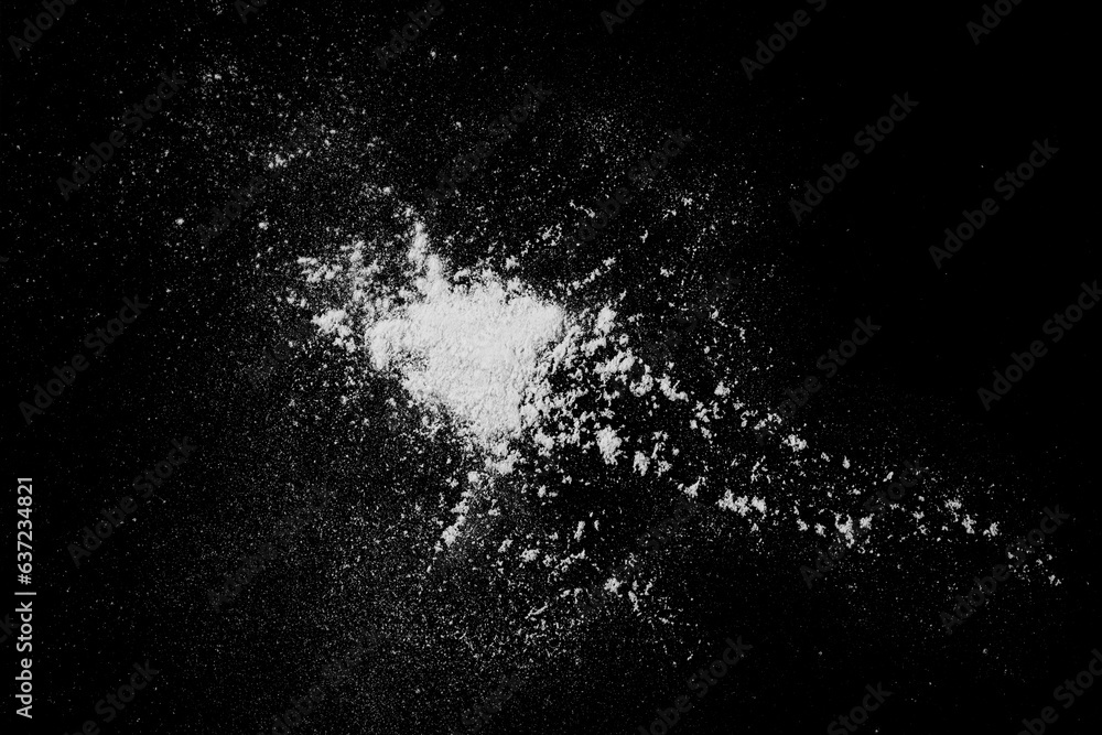 Poster abstract white explosion dust texture isolated