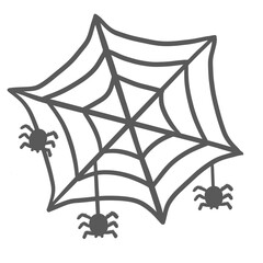 Fototapeta premium Spider wave in halloween