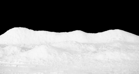 Foto op Plexiglas White natural snow landscape isolated © berkahjayamaterial
