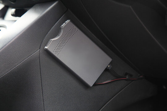 ETC (Electronic Toll Collection) card reader installed in the car. For use on expressways in Japan