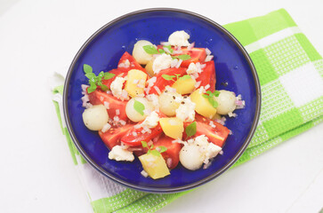 tomatensalat mit melone 