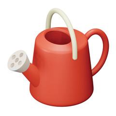 Watering Can 3d rendering isometric icon.