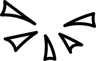 Hand drawn firework illustration