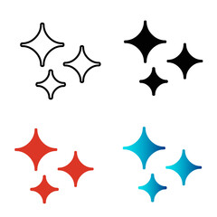 Obraz premium Abstract Glow Silhouette Illustration