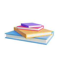 3d icon for web design isolated online education and learning concept. 3d rendering.