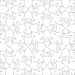 White background with black Dashes lines. Plain background with  simpe pattern. Black and white color. Abstract background for web page, textures, card, poster, fabric, textile.