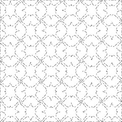 White background with black Dashes lines. Plain background with  simpe pattern. Black and white color. Abstract background for web page, textures, card, poster, fabric, textile.