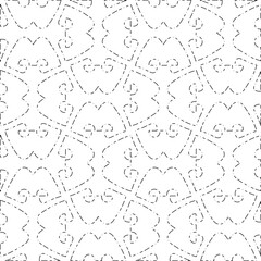 White background with black Dashes lines. Plain background with  simpe pattern. Black and white color. Abstract background for web page, textures, card, poster, fabric, textile.