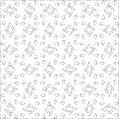 White background with black Dashes lines. Plain background with  simpe pattern. Black and white color. Abstract background for web page, textures, card, poster, fabric, textile.