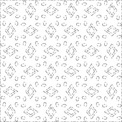 White background with black Dashes lines. Plain background with  simpe pattern. Black and white color. Abstract background for web page, textures, card, poster, fabric, textile.