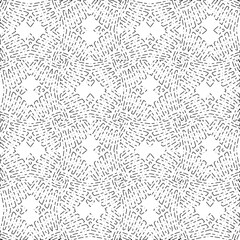 White background with black Dashes lines. Plain background with  simpe pattern. Black and white color. Abstract background for web page, textures, card, poster, fabric, textile.