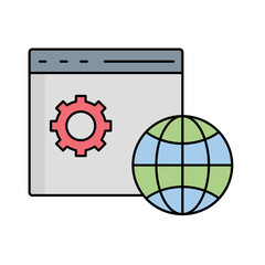 Configuration Vector icon which can easily modify or edit  

