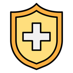 Obraz premium Medical badge icon