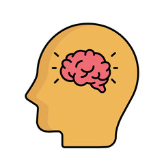 Brain Vector icon which can easily modify or edit  

