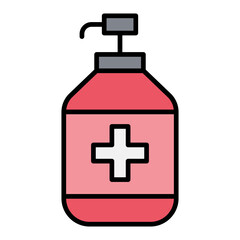 Fototapeta premium Sanitizer icon