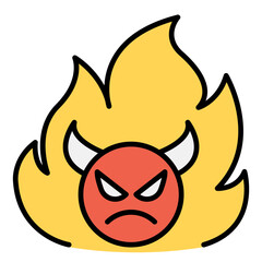 Angry icon