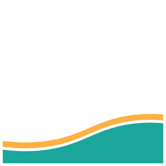 Wavy Business Footer