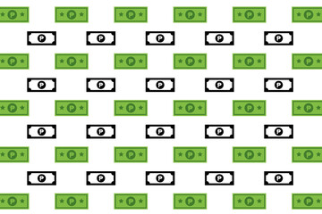 Abstract Peso Banknote Pattern Background