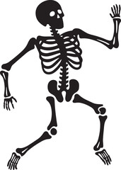 Halloween skeleton, Halloween vector Illustration, SVG