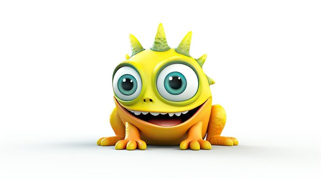 3D monster animal cartoon character