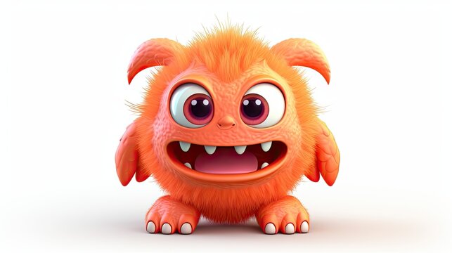 3D monster animal cartoon character
