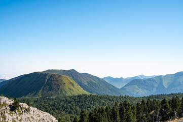 Fototapeta premium french mountain landscape in the mountains