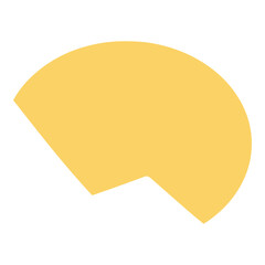 Organic shape flat illustration