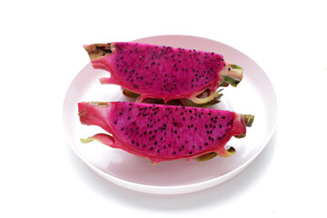 Red dragon fruit or pitaya, Tropical fruit